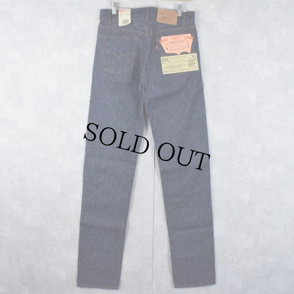 画像2: 90's Levi's 501 USA製 デニムパンツ フラッシャー付きDEADSTOCK W31 (2)