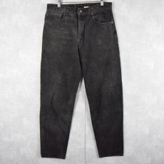 画像1: 90's Levi's 550 USA製  "RILAXED FIT" ブラックデニムパンツ W32 (1)