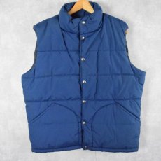 画像1: 80's THE NORTH FACE 茶タグ ダウンベスト XL (1)