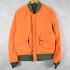 画像2: 民間品 ALPHA INDUSTRIES,INC. MA-1 フライトジャケット SMALL (2)