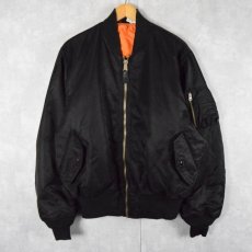 画像1: 民間品 ALPHA INDUSTRIES,INC. MA-1 フライトジャケット LARGE (1)