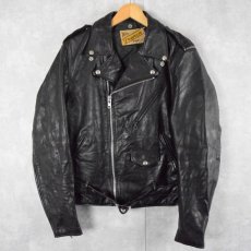 画像1: 80's〜 PERFECTO by Schott USA製 ダブルライダースジャケット SIZE38LONG (1)