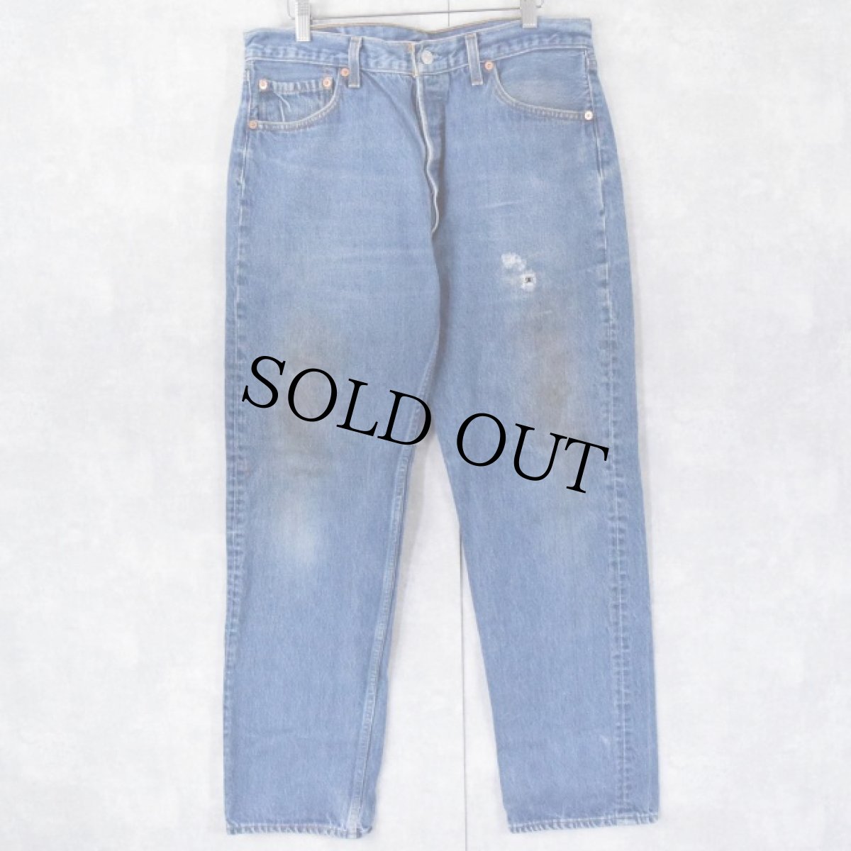 画像1: 90's Levi's 501 USA製 デニムパンツ W33 (1)