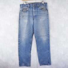 画像1: 80's〜 Levi's 505 USA製 オレンジタブ デニムパンツ W35 (1)