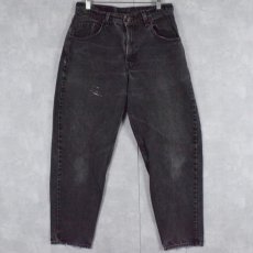 画像1: 90's Levi's USA製 560 ブラックデニムパンツ W33 (1)