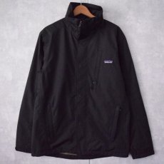 画像1: 2000's Patagonia エコレインシェルジャケット BLACK M (1)