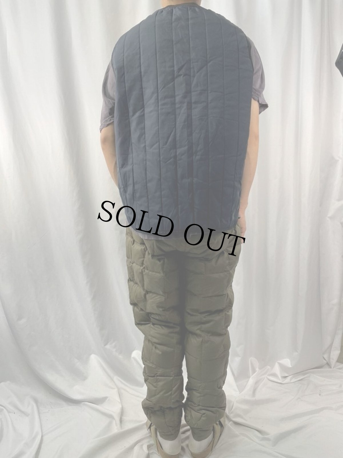 画像4: 70's Sears キルティングベスト XL (4)