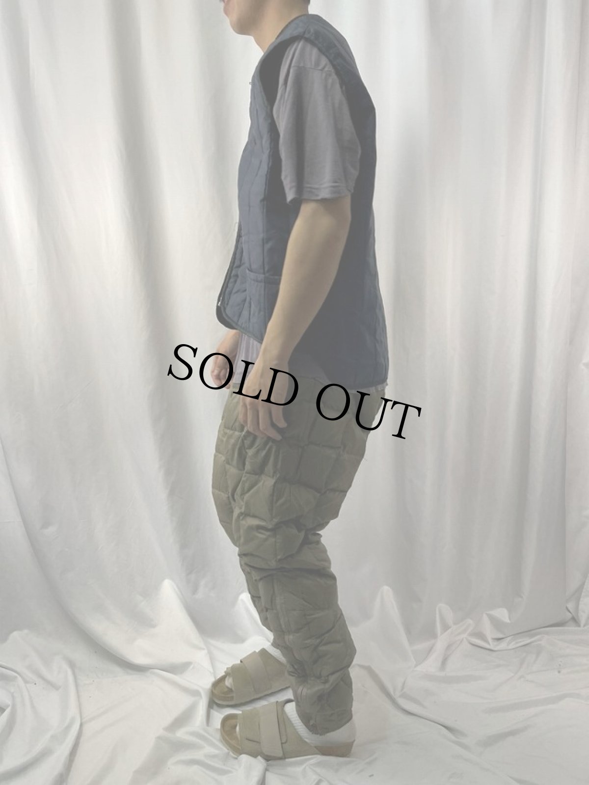 画像3: 70's Sears キルティングベスト XL (3)