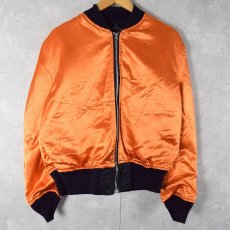 画像2: 民間品 ALPHA INDUSTRIES,INC. MA-1 フライトジャケット NAVY LARGE (2)