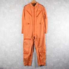画像1: 60's U.S.AIR FORCE SENIOR PILOT "K-2B" VERY LIGHT ORANGE FLYING SUIT MEDIUM-REGULAR (1)