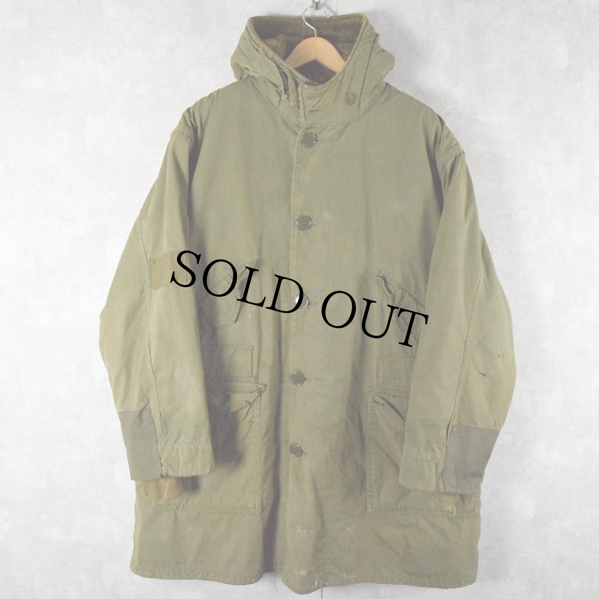 画像1: 40〜50's U.S.ARMY/U.S.AIR FORCE M-45 OVERCOAT (1)