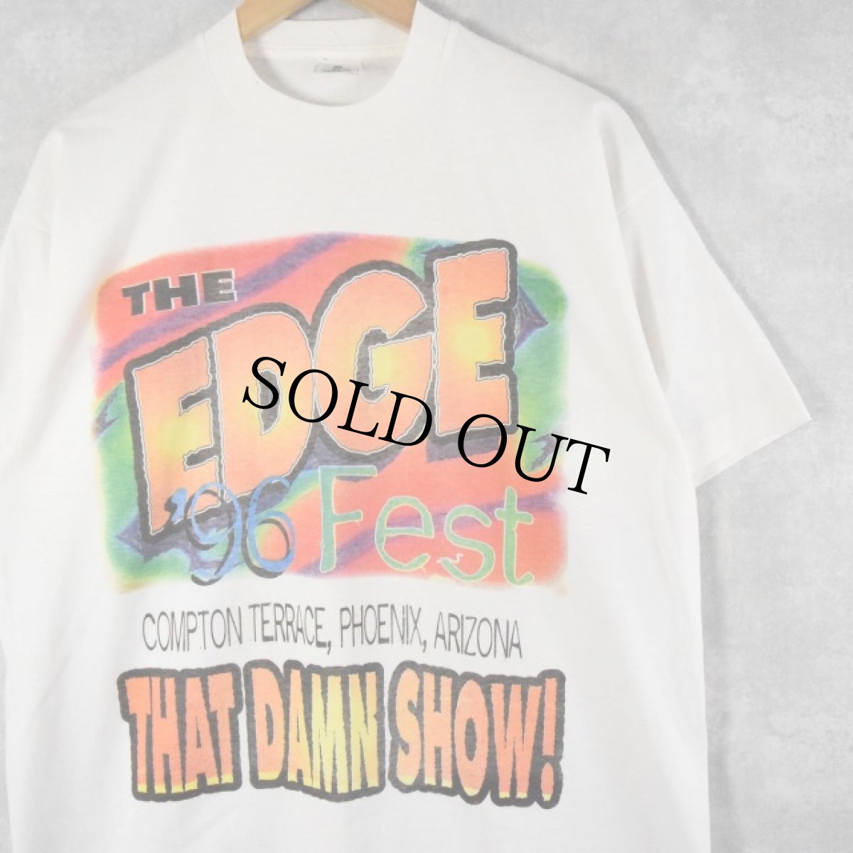 画像1: 90's THE EDGE Fest ロックフェスティバルTシャツ XL (1)