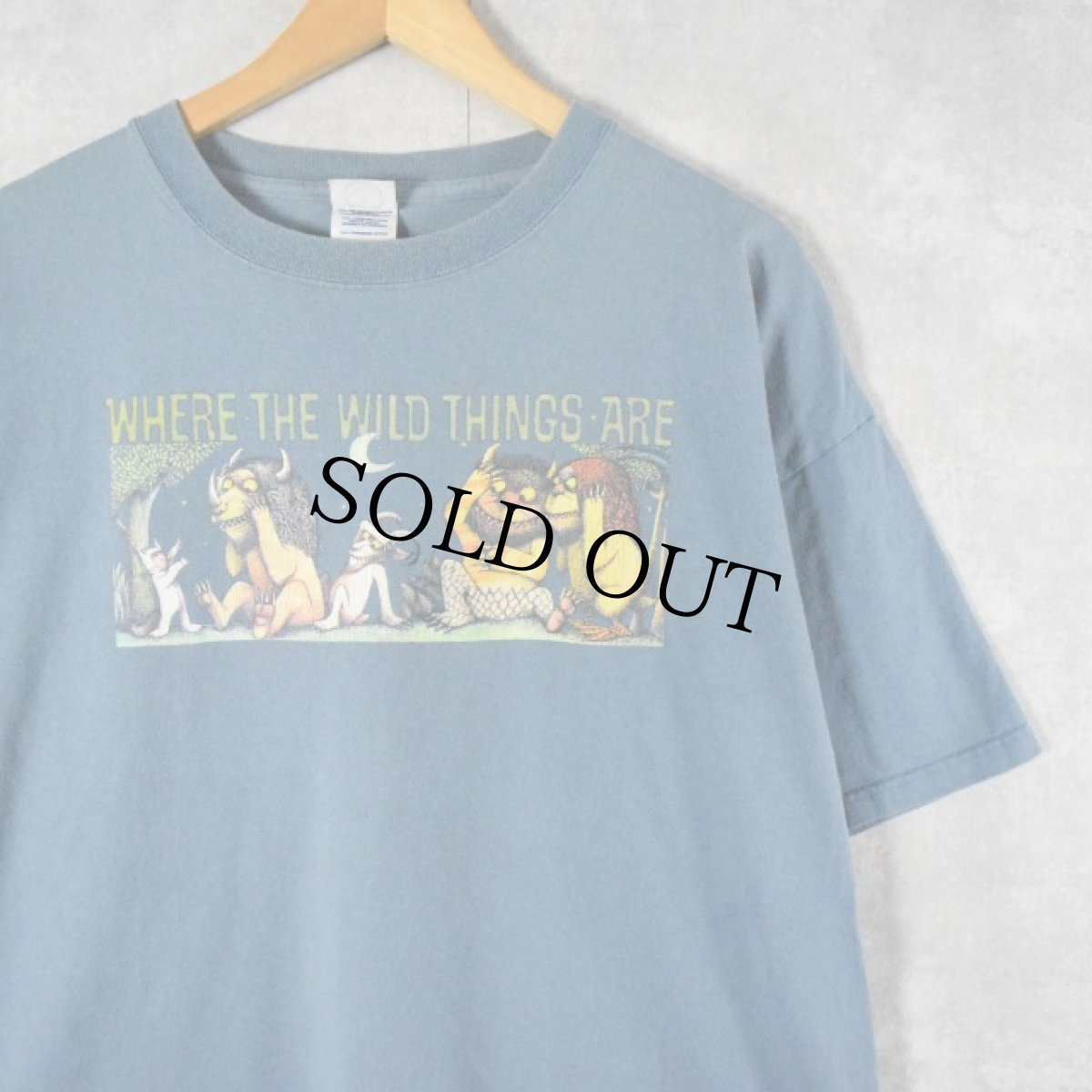 画像1: 90's かいじゅうたちのいるところ USA製 絵本プリントTシャツ XL (1)
