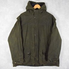 画像1: 90's Barbour ENGLAND製 "DURHAM" オイルドジャケット 3ワラント (1)