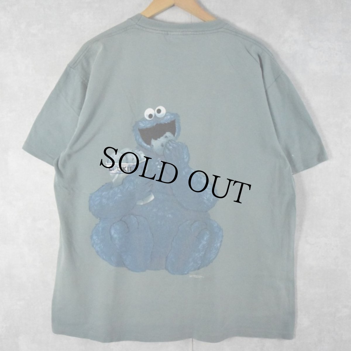 画像1: 90's COOKIE MONSTER USA製 "Calvin Klein"パロディTシャツ XL (1)