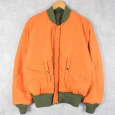 画像2: 民間品 ALPHA INDUSTRIES,INC. MA-1 フライトジャケット MEDIUM (2)