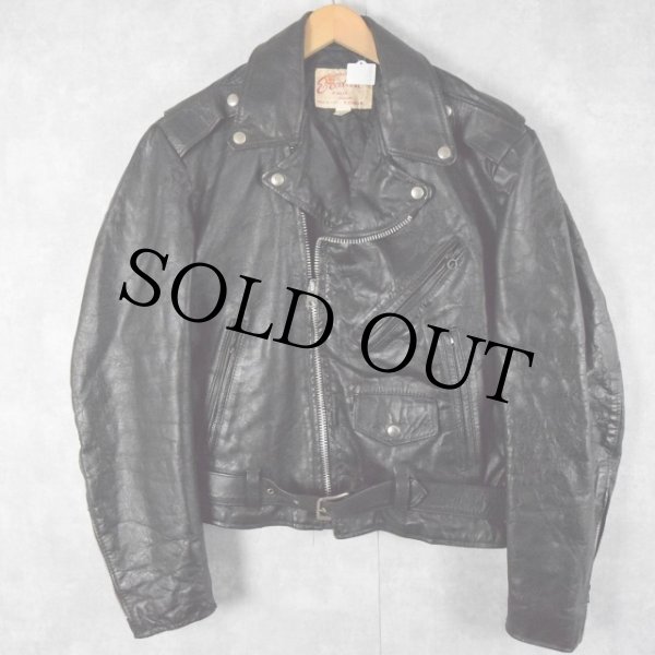 70sExcelledレザーライダースジャケット 70sExcelledレザーライダースジャケット - メルカリ