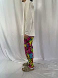 画像4: 90's Gianni VERSACE Jeans Couture ITALY製 "MARILYN Monroe BETTY Boop" 総柄パンツ W28 (4)