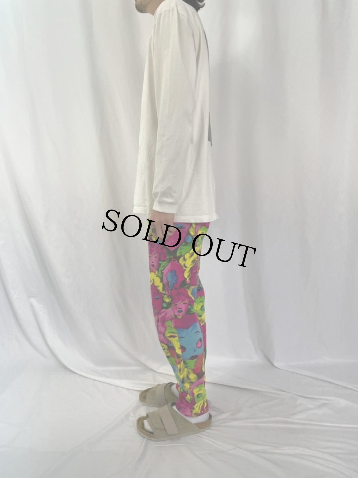 画像3: 90's Gianni VERSACE Jeans Couture ITALY製 "MARILYN Monroe BETTY Boop" 総柄パンツ W28 (3)