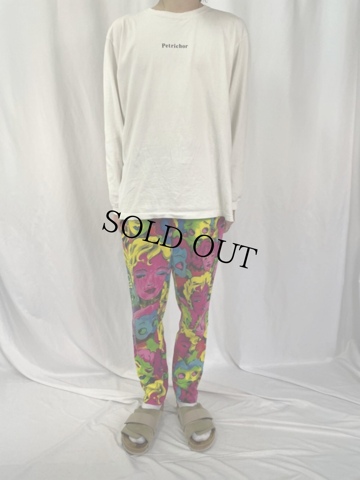 画像2: 90's Gianni VERSACE Jeans Couture ITALY製 "MARILYN Monroe BETTY Boop" 総柄パンツ W28 (2)