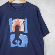 画像1: Massive Attack "Robert Del Naja"  アートプリントTシャツ  (1)