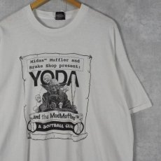画像1: 90's USA製 YODA "A SOFTBALL CLUB" キャラクターパロディTシャツ XXL (1)