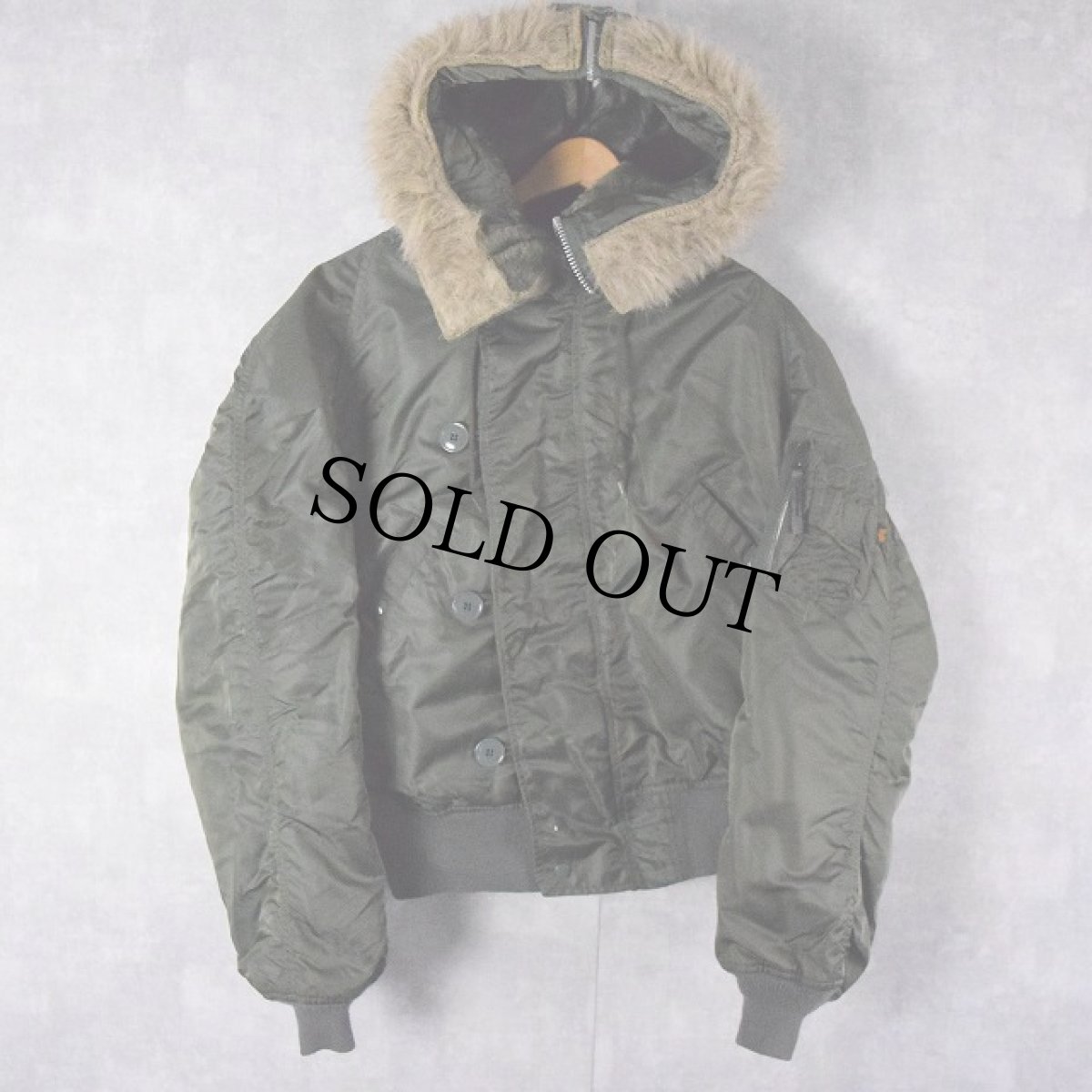 画像1: 民間品 ALPHA INDUSTRIES,INC. N-2B フライトジャケット LARGE (1)