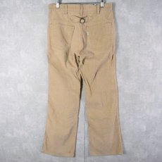 画像1: 70's Levi's バックルバック コーデュロイフレアパンツ W32 (1)