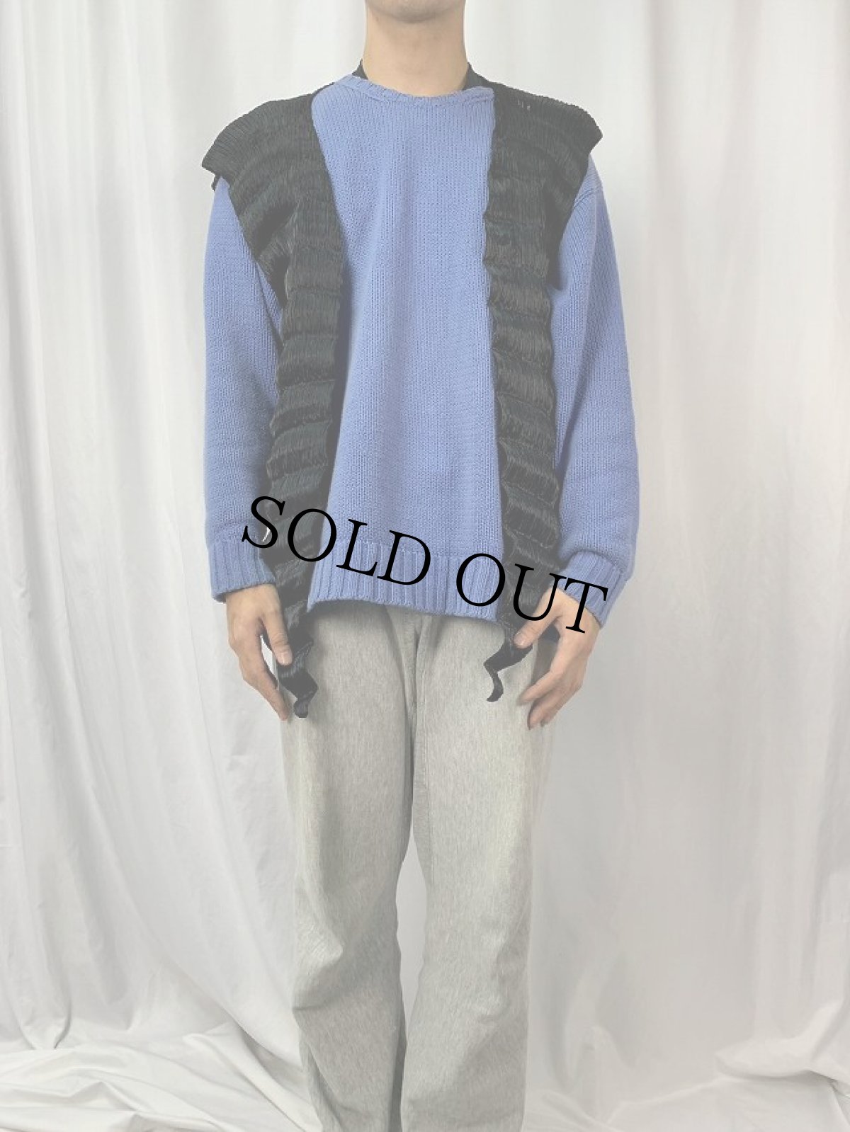 画像2: 94SS ISSEY MIYAKE JAPAN製 ウェーブプリーツデザイン ジレベスト (2)