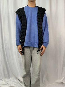 画像2: 94SS ISSEY MIYAKE JAPAN製 ウェーブプリーツデザイン ジレベスト (2)