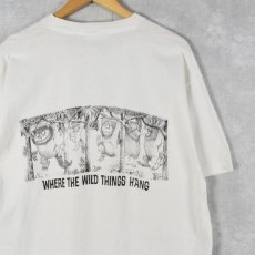 画像1: 90's USA製 かいじゅうたちのいるところ パロディプリントTシャツ (1)