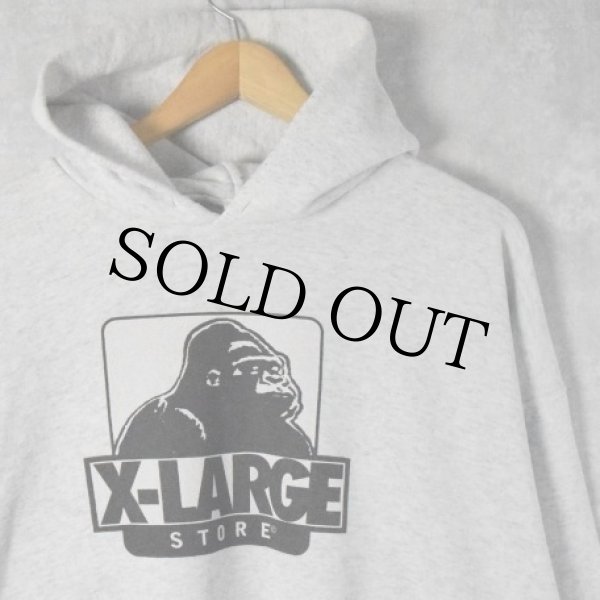 90s XLARGE エクストララージ USA製 パーカー オールド