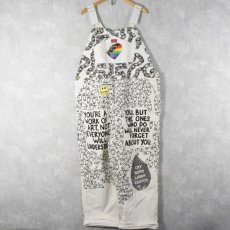 画像1: ハンドペイント ペインターオーバーオール W47 (1)