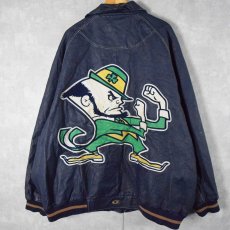 画像1: G-III SPORTS By Carl Banks "Notre Dame Fighting Irish" レザースタジャン 6XL (1)