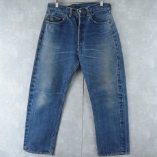 画像1: 60〜70's LEVI'S 501 BIGE デニムパンツ W32 (1)