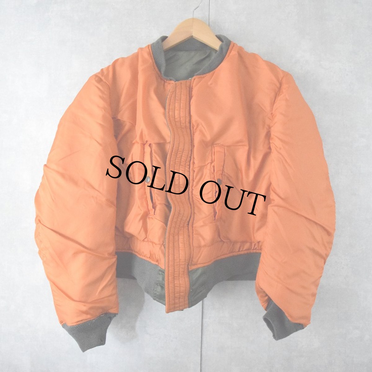 画像2: 70's U.S.AIR FORCE "MA-1 E-TYPE" マックイーンモデル フライトジャケット LARGE (2)