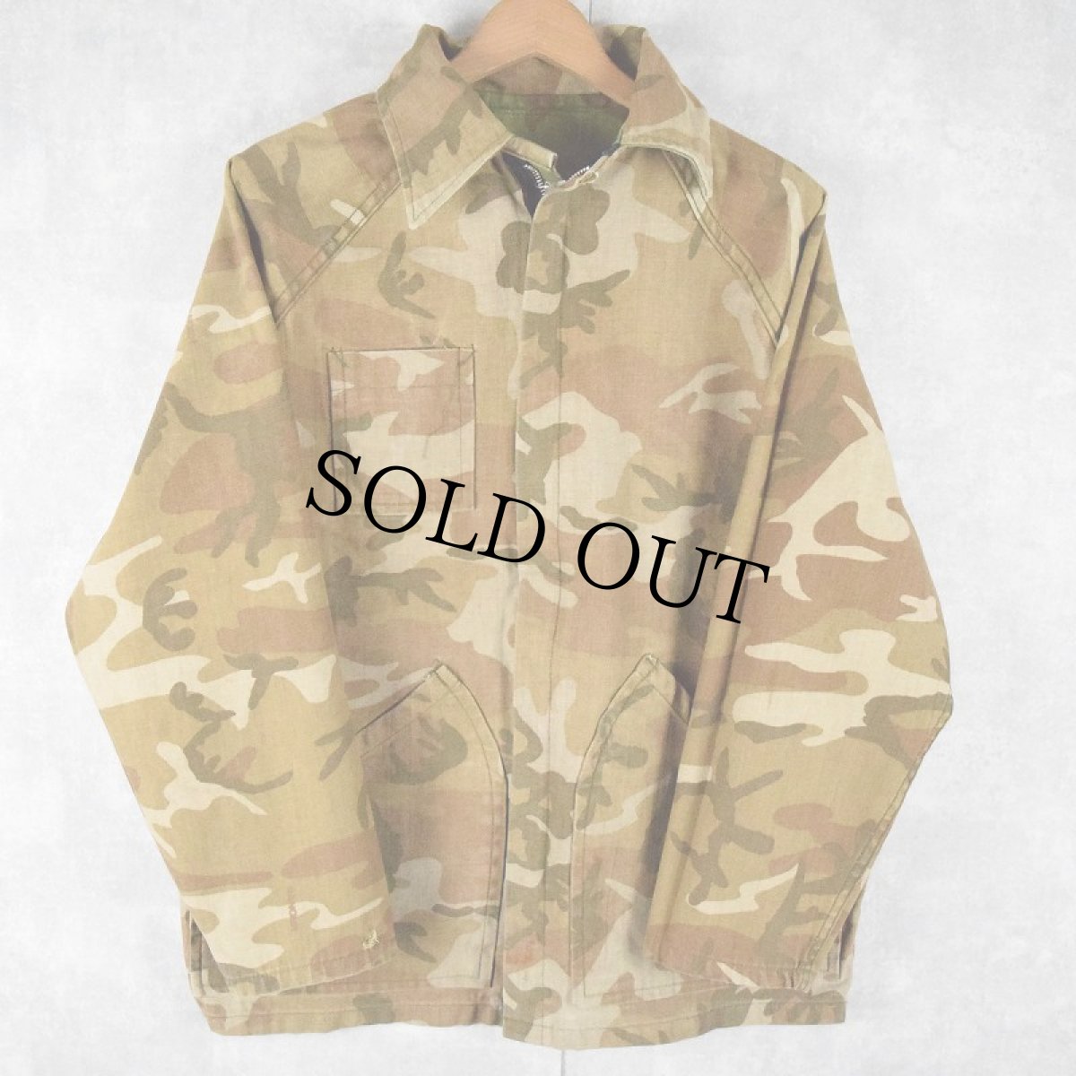 画像2: 80's RANGER カモ柄 リバーシブルジャケット M (2)