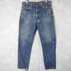 画像1: 70's LEVI'S 606 BIGE オレンジタブ デニムパンツ W34 (1)