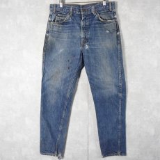 画像1: 70's LEVI'S 606 BIGE オレンジタブ デニムパンツ W34 (1)