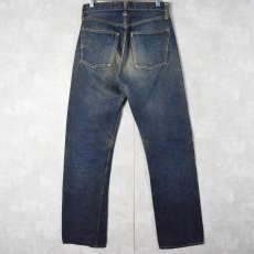 画像2: 40〜50's LEVI'S 501XX 革パッチ 片面タブ デニムパンツ W29 (2)