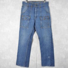 画像1: 70's LEVI'S BIGE ブッシュデニムパンツ W31 (1)