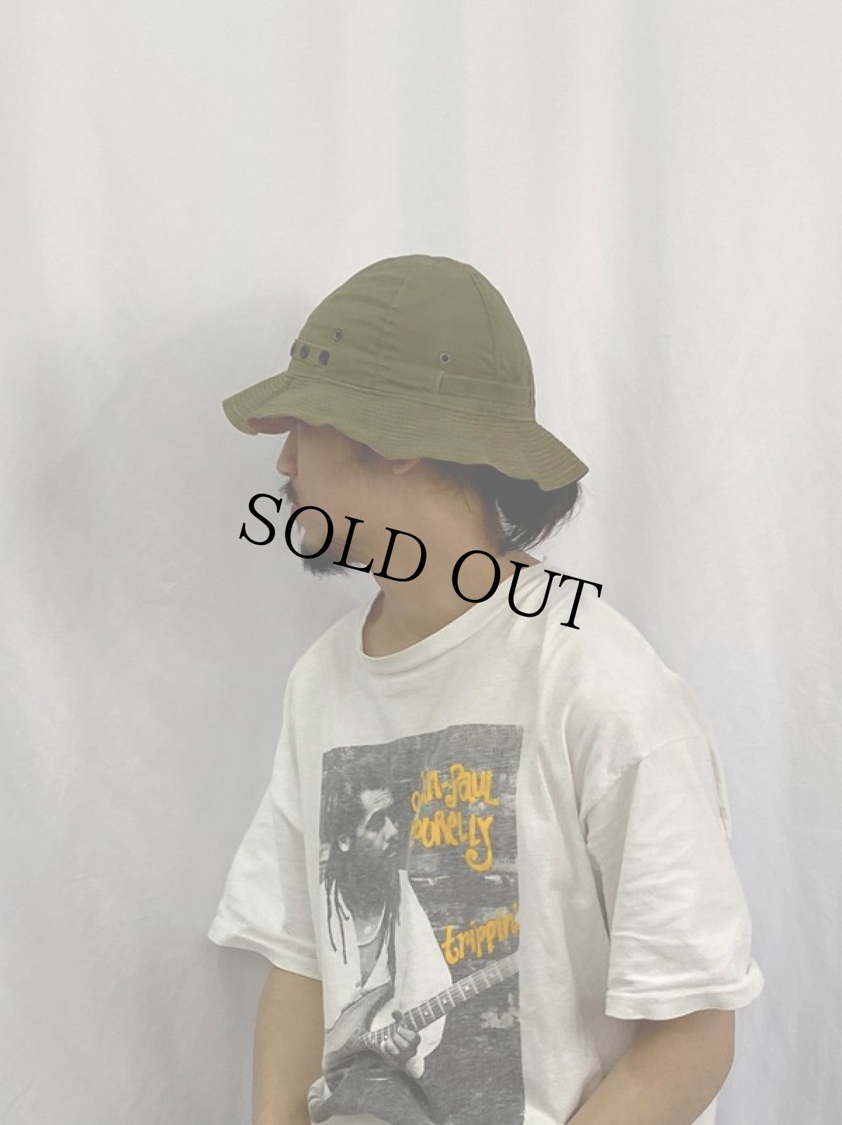 画像3: 40's U.S.ARMY リバーシブル サンハット (3)