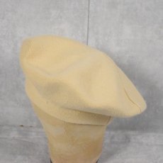 画像1: アクリルニットベレー帽 (1)