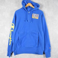 画像1: Champion REVERSE WEAVE × SUPER MARIO BROS. ハーフジップ スウェットフーディ L (1)