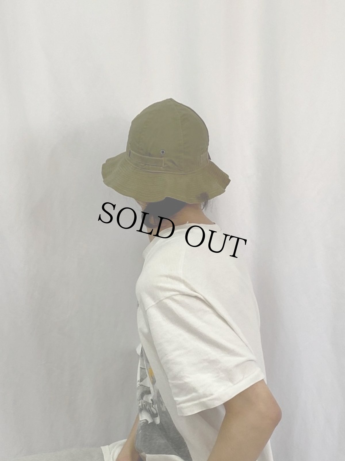 画像4: 40's U.S.ARMY リバーシブル サンハット (4)