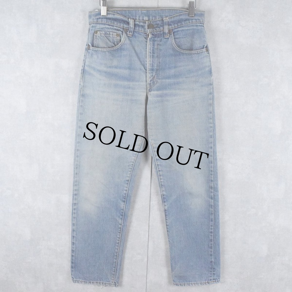 画像1: 80's Levi's 505 USA製 内股シングル デニムパンツ W29 (1)