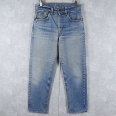 画像1: 80's Levi's 505 USA製 内股シングル デニムパンツ W29 (1)