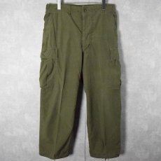 画像1: 60's U.S.ARMY 2nd コットンポプリン ジャングルファティーグパンツ MEDIUM-SHORT (1)