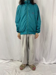 画像2: 90's Patagonia シェルドシンチラジャケット L (2)