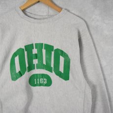 画像1: 80's Champion REVERSE WEAVE USA製 トリコタグ "OHIO" XL (1)